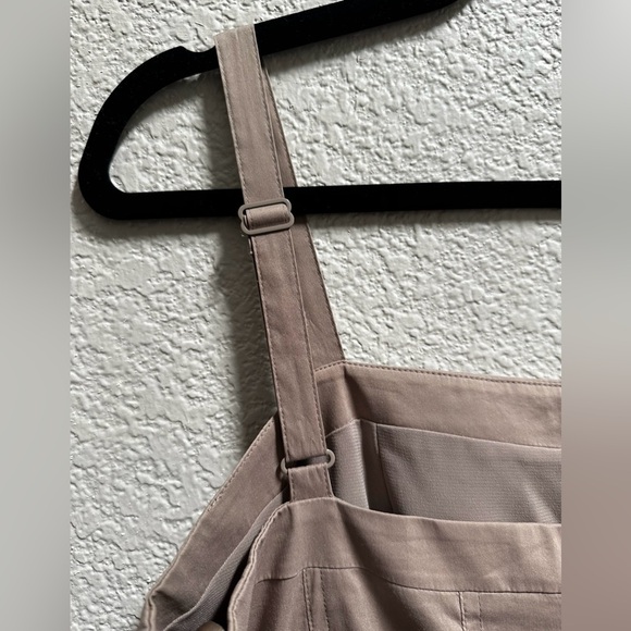 GUC BCBG MAXAZRIA Y2K Tan Cargo Slip Dress - Picture 8 of 13